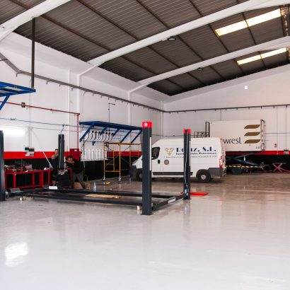 Nueva instalación de aire comprimido para taller de mecánica de automóviles